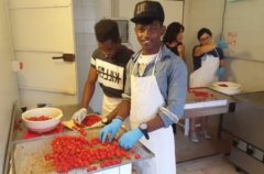 Siracusa. Uno dei minori stranieri non accompagnati che grazie a Cesvi sta seguendo un percorso di avviamento professionale.